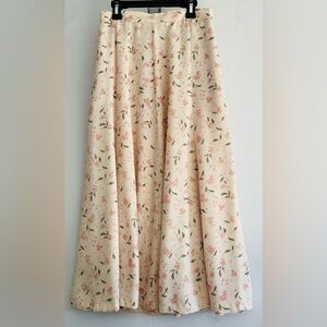 Koret Vintage Floral Cottagecore Pocket Maxi Skirt - Petite 12